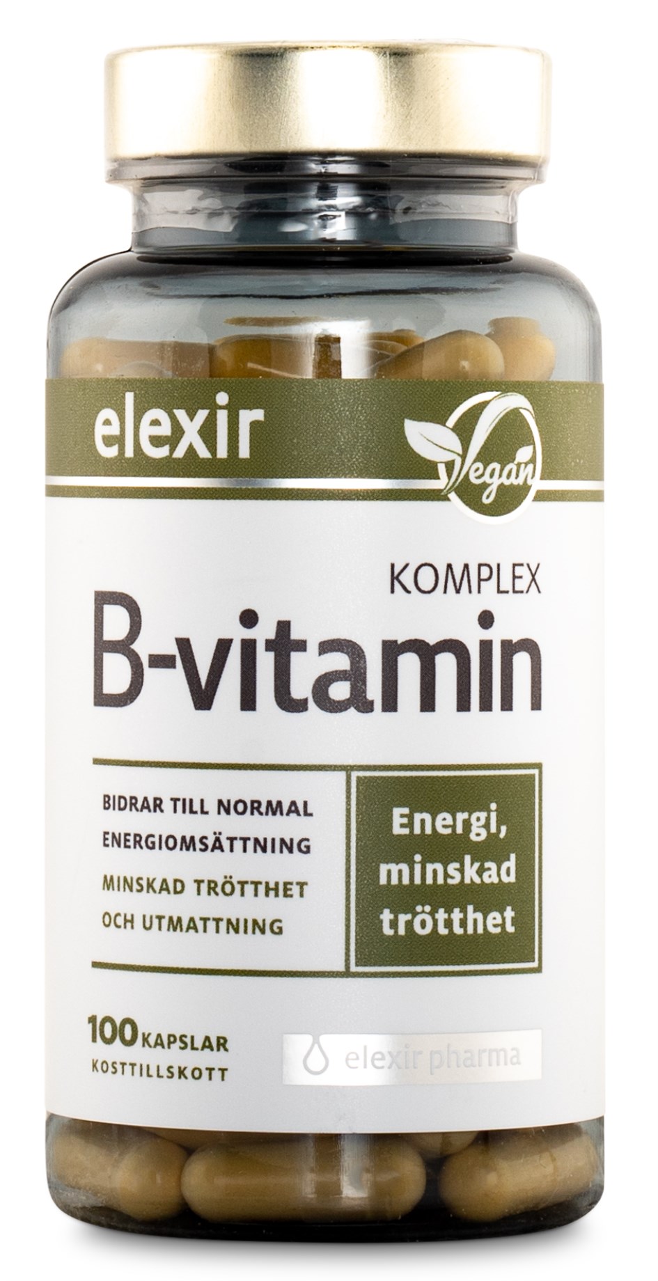 Handla Elexir Pharma B-vitamin Komplex Hos | Svensk Hälsokost