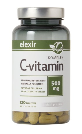 Miniatyrbild Elexir Pharma C-vitamin Komplex, 120 tabl