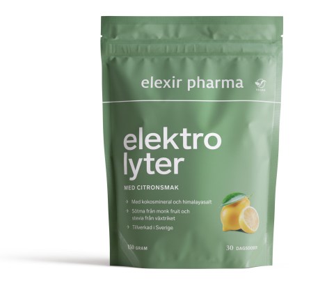 Miniatyrbild Elexir Pharma Elektrolyter, Citron, 150 g