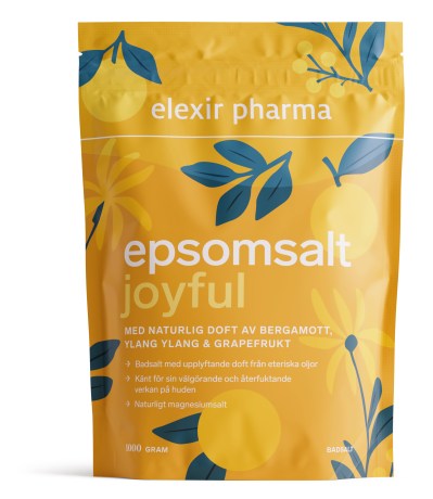 Miniatyrbild Elexir Pharma Epsomsalt med doft, 1000 g, Joyful