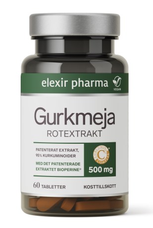 Miniatyrbild Elexir Pharma Gurkmeja, 60 tabl