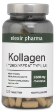 Elexir Pharma Kollagen Hydrolyserat Typ I,II,III