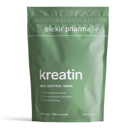Miniatyrbild Elexir Pharma Kreatin, Naturell, 400 g