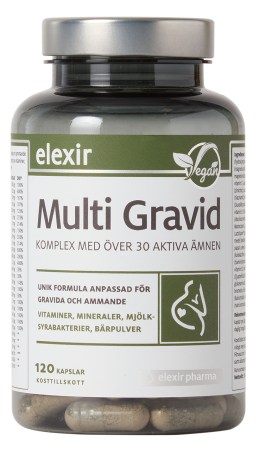 Miniatyrbild Elexir Pharma Multi Gravid, 120 kaps