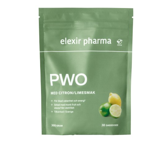 Miniatyrbild Elexir Pharma PWO, Citron/Lime, 300 g