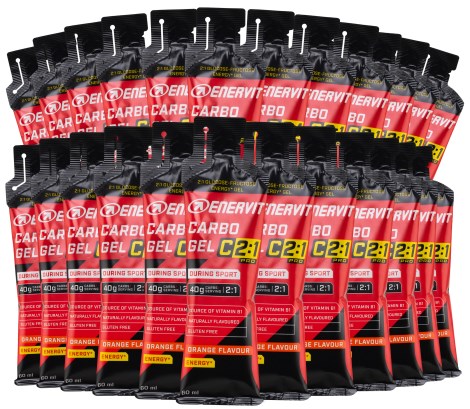 Miniatyrbild Enervit C2:1 Carbo Gel, Orange, 24-pack