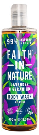 Faith in Nature Lavender & Geranium Body Wash - Faith in Nature