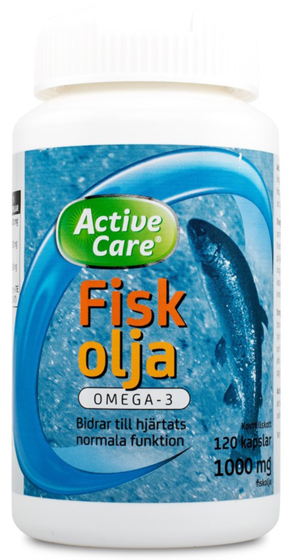 Handla Active Care Fiskolja Omega3 hos Svensk Hälsokost. Fri frakt!