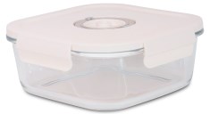 Miniatyrbild Foodecobox Vakuum Matlda i Glas Kvadrat, L, Vit