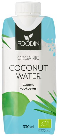 Miniatyrbild Foodin Coconut Water Organic, Natural, 330 ml