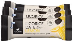 Miniatyrbild Foodin Licorice Date Bar, Lemon, 3-pack