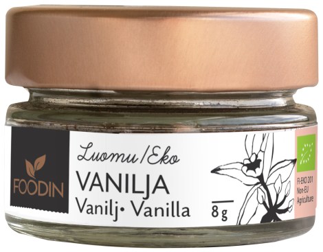 Miniatyrbild Foodin Vanilla Powder Organic, 8 g
