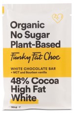 Funky Fat Foods Vit Choklad