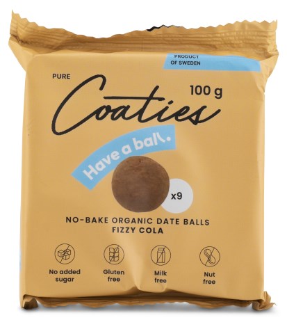 Miniatyrbild Gottskr Coaties Food Have a Ball - Kort Datum, Fizzy Cola, 100 g