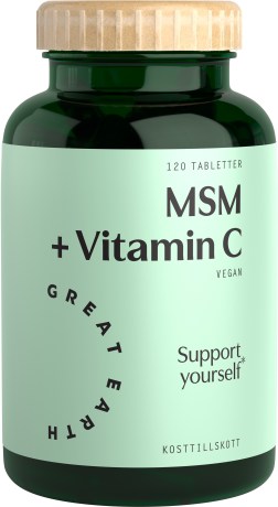 Miniatyrbild Great Earth MSM + Vitamin C, 120 tabl