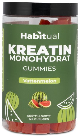 Miniatyrbild Habitual Kreatin Gummies, Vattenmelon, 120 Gummies