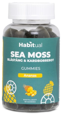 Miniatyrbild Habitual Sea Moss Gummies, Ananas, 60 Gummies
