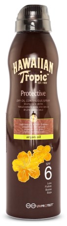 Hawaiian Tropic Dry Oil Argan Continuous Spray SPF 6 - Hawaiian Tropic