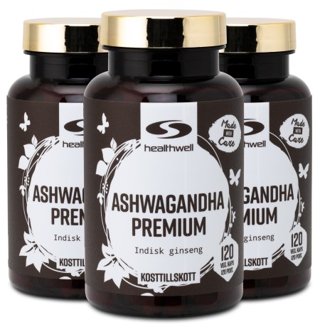 Miniatyrbild Healthwell Ashwagandha Premium, 360 kaps