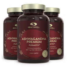 Miniatyrbild Healthwell Ashwagandha Premium, 360 kaps