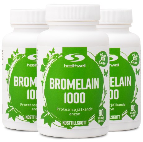 Miniatyrbild Healthwell Bromelain 1000, 270 kaps