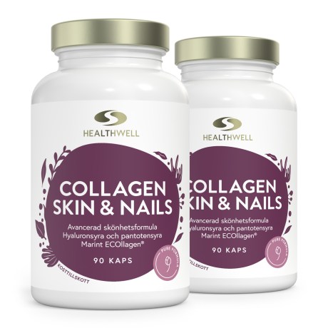 Miniatyrbild Healthwell Collagen Skin & Nails, 180 kaps