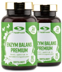 Miniatyrbild Healthwell Enzym Balans Premium, 180 kaps