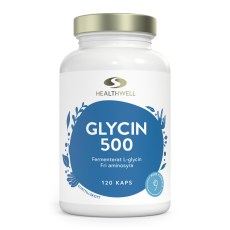Miniatyrbild Healthwell Glycin 500, 120 kaps