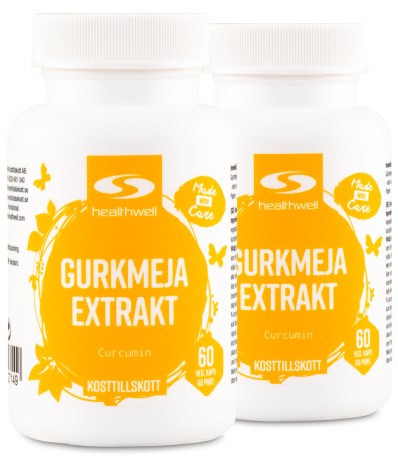 Miniatyrbild Healthwell Gurkmeja Extrakt, 120 kaps