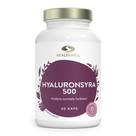 Miniatyrbild Healthwell Hyaluronsyra 500, 60 kaps