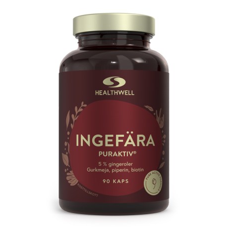 Miniatyrbild Healthwell Ingef�ra Puraktiv, 90 kaps