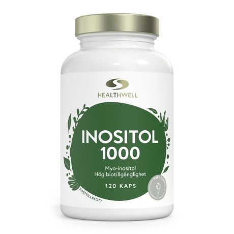 Miniatyrbild Healthwell Inositol 1000, 120 kaps