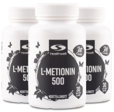 Miniatyrbild Healthwell L-metionin 500, 90 kaps