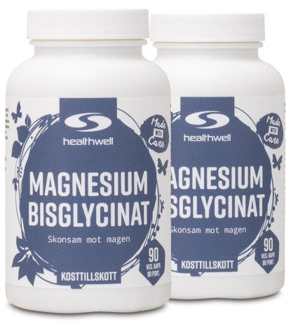 Miniatyrbild Healthwell Magnesium Bisglycinat, 180 kaps
