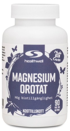 Miniatyrbild Healthwell Magnesiumorotat 1000, 90 tabl
