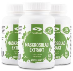Miniatyrbild Healthwell Maskrosblad Extrakt, 180 kaps