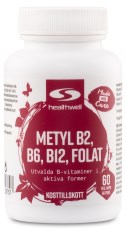 Healthwell Metyl B2, B6, B12, Folat