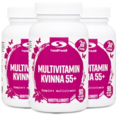Miniatyrbild Healthwell Multivitamin Kvinna 55+, 270 kaps