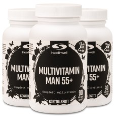 Miniatyrbild Healthwell Multivitamin Man 55+, 270 kaps