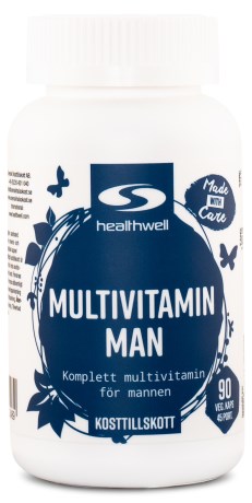 Multivitamin Man | 90 kaps | Svensk Hälsokost
