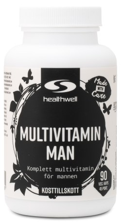 Miniatyrbild Healthwell Multivitamin Man, 90 kaps