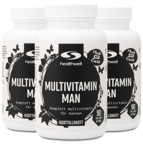 Miniatyrbild Healthwell Multivitamin Man, 270 kaps