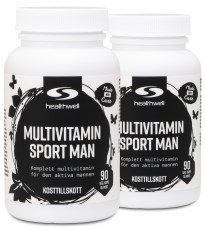 Miniatyrbild Healthwell Multivitamin Sport Man, 180 kaps