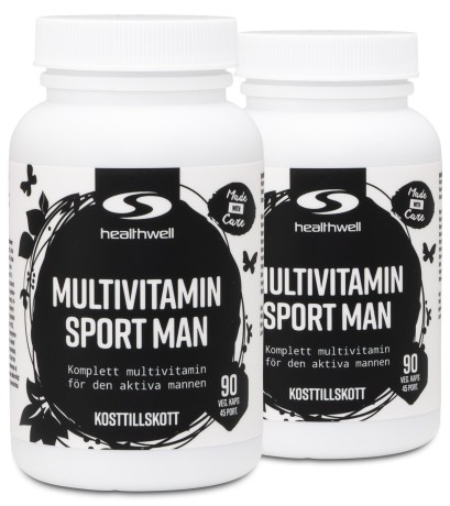 Miniatyrbild Healthwell Multivitamin Sport Man, 180 kaps