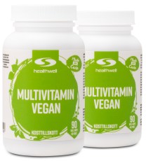 Miniatyrbild Healthwell Multivitamin Vegan, 180 kaps