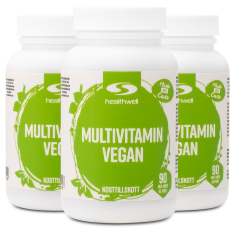 Miniatyrbild Healthwell Multivitamin Vegan, 270 kaps
