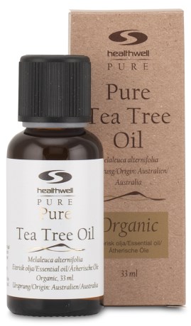 Healthwell PURE Tea Tree EKO, Naturliga Oljor - Healthwell PURE