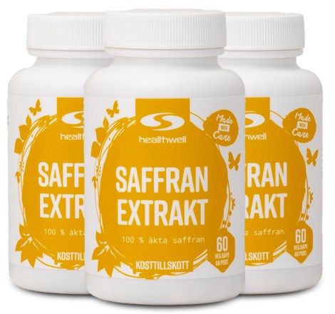 Miniatyrbild Healthwell Saffran Extrakt, 180 kaps