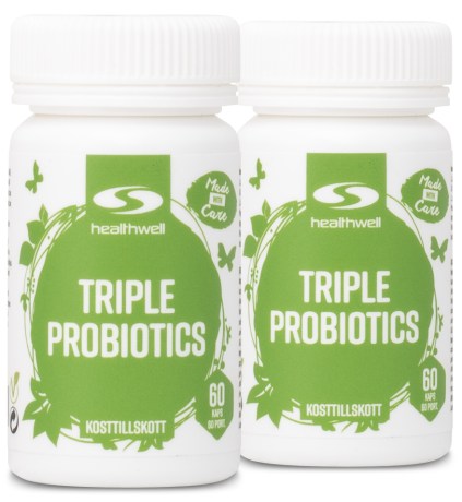 Miniatyrbild Healthwell Triple Probiotics, 120 kaps
