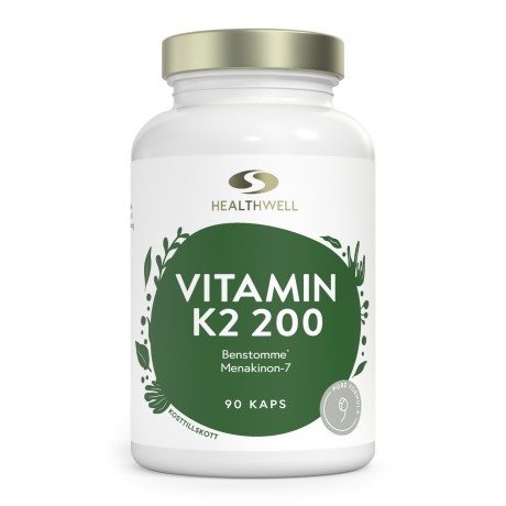 Miniatyrbild Healthwell Vitamin K2 200, 90 kaps